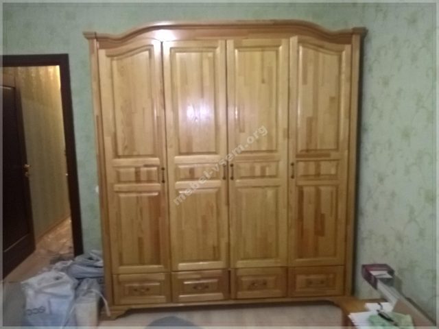 Шкаф фараон из массива