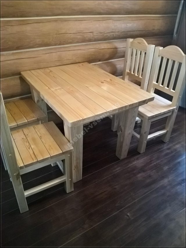 Столовая группа из сосны